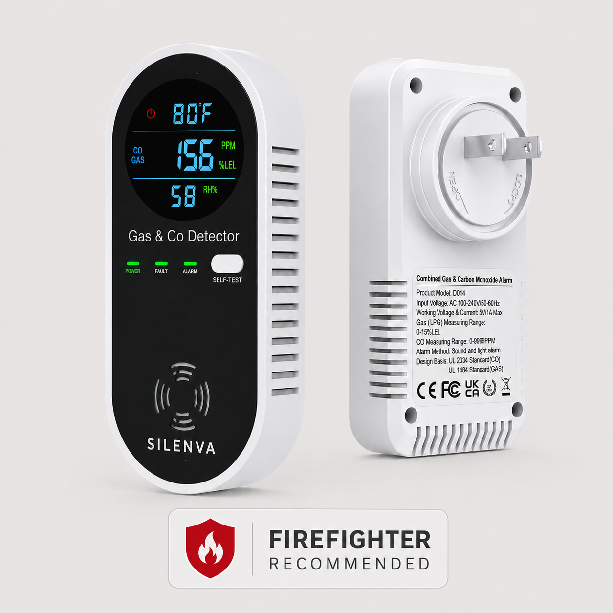 Silenva™ CO & Gas Detector